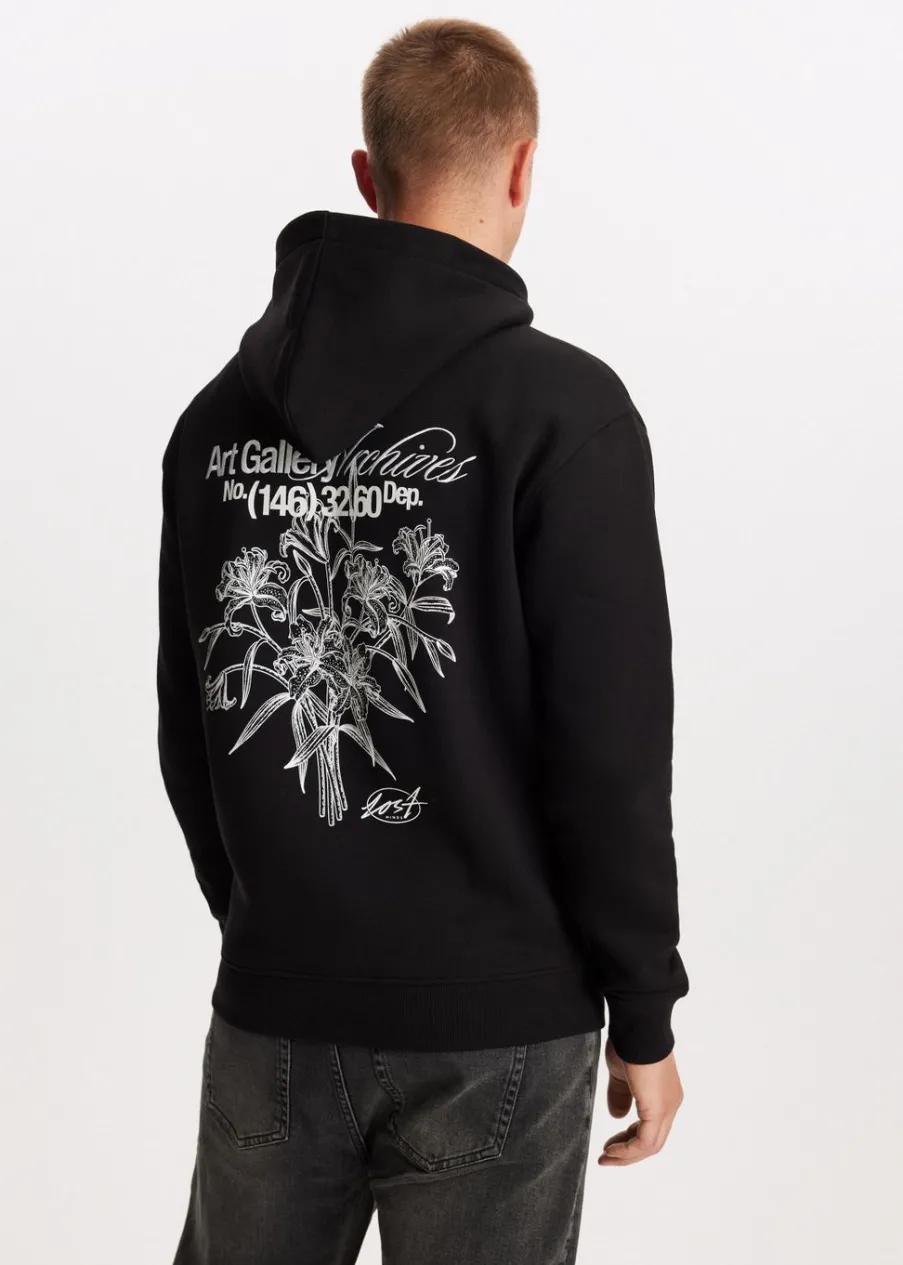The Sting Hoodie met print bloemen<Heren Sweaters En Hoodies