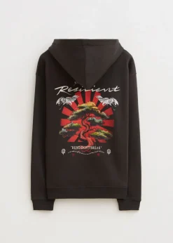 The Sting Hoodie met print bonsai<Heren Sweaters En Hoodies
