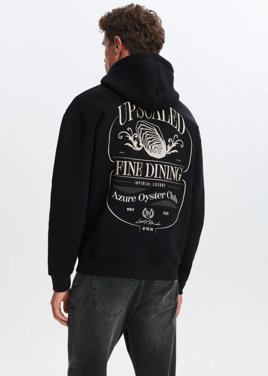 The Sting Hoodie met print oester<Heren Sweaters En Hoodies