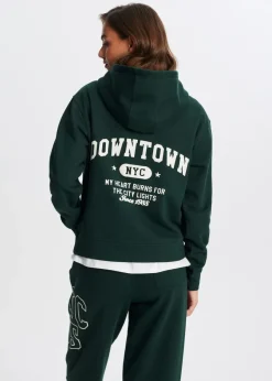 The Sting Hoodie met varsity print<DAMES Sweaters En Hoodies