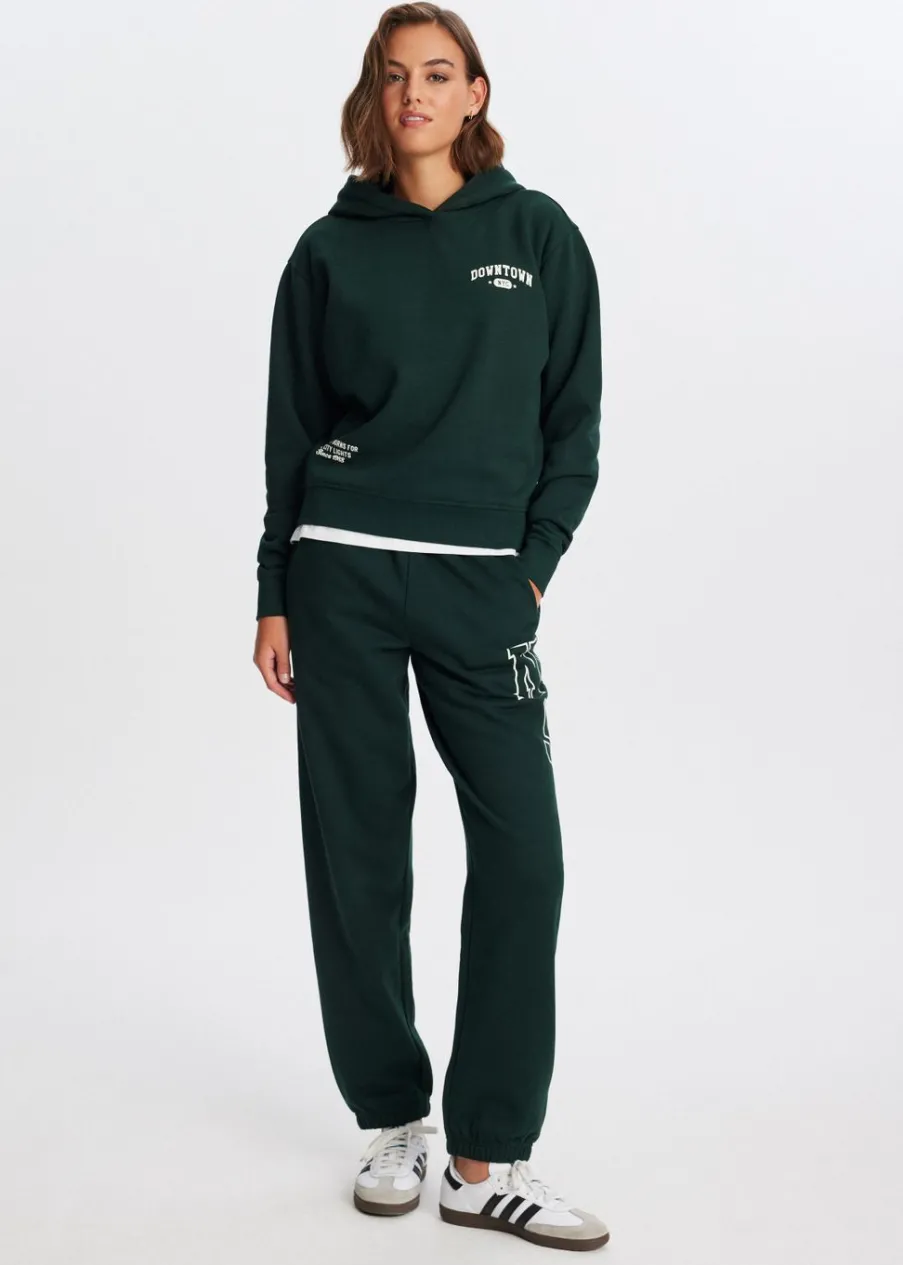 The Sting Hoodie met varsity print<DAMES Sweaters En Hoodies