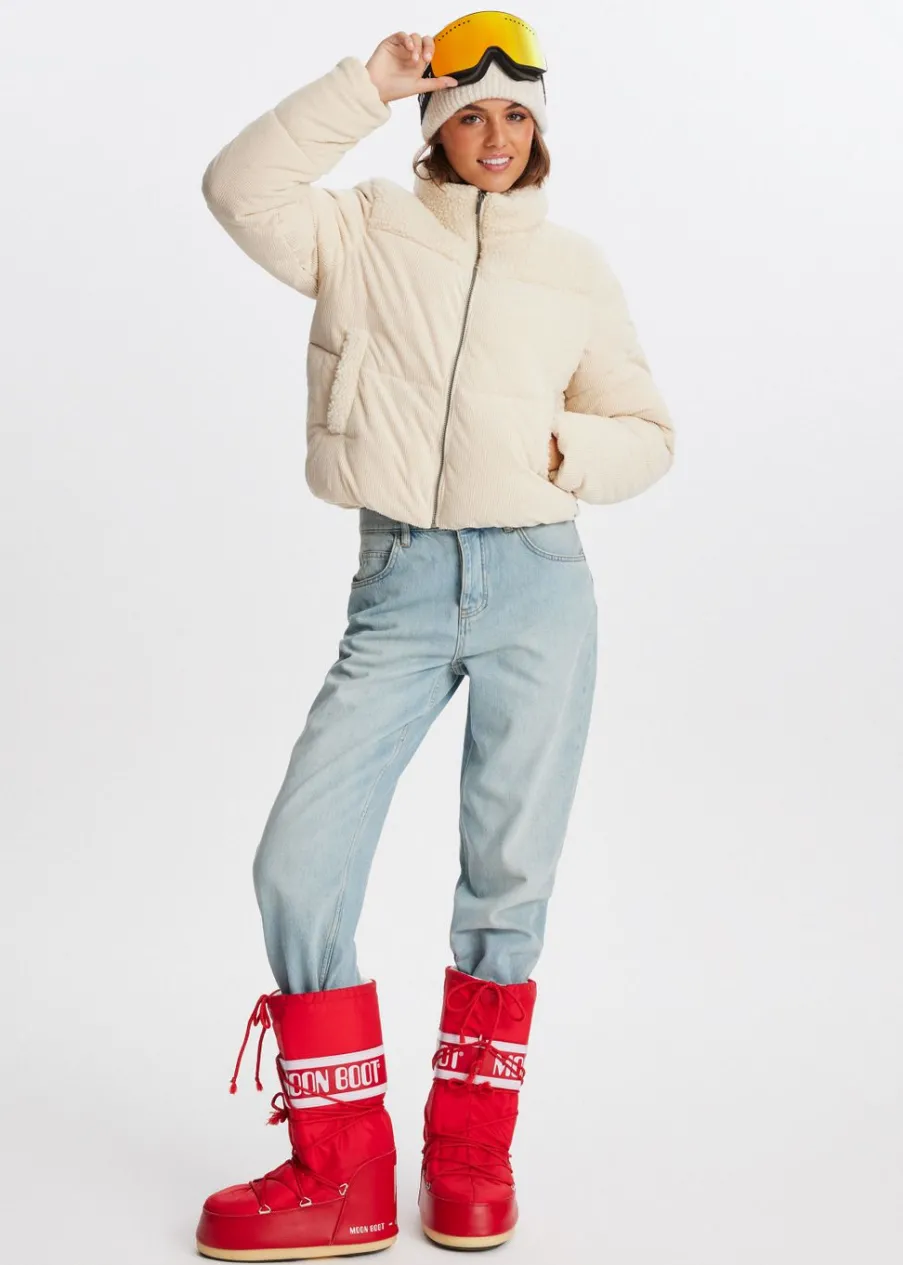 The Sting Jas met ribstructuur<DAMES Jassen