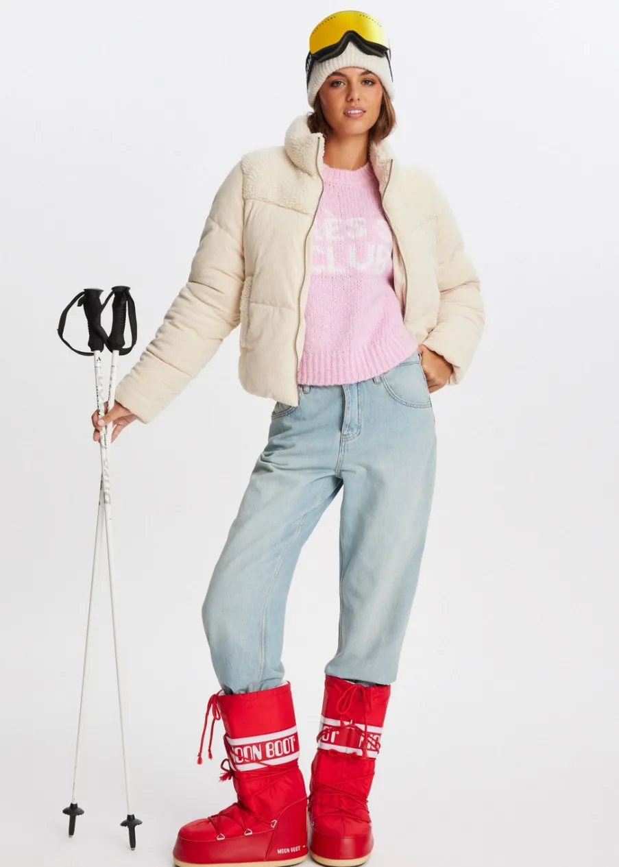 The Sting Jas met ribstructuur<DAMES Jassen