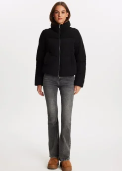 The Sting Jas met ribstructuur<DAMES Jassen