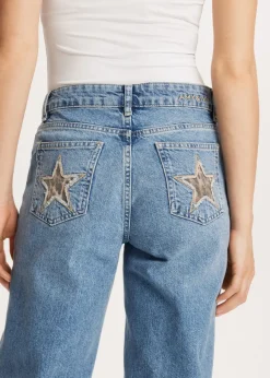 The Sting Jeans met sterren achterzakken<DAMES Jeans