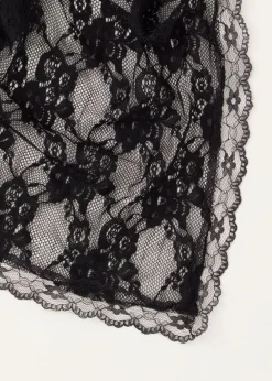 The Sting Kanten wrap sjaaltje<DAMES Sjaals