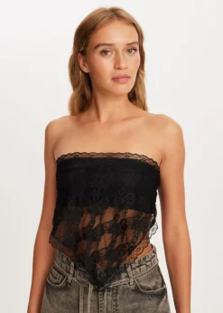 The Sting Kanten wrap sjaaltje<DAMES Sjaals