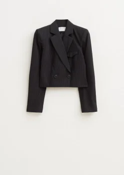 The Sting Korte blazer met strepen<DAMES Blazers En Gilets