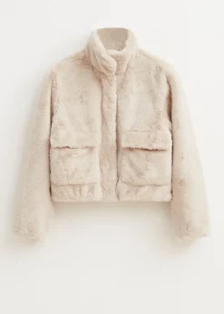 The Sting Korte faux fur jas<DAMES Jassen