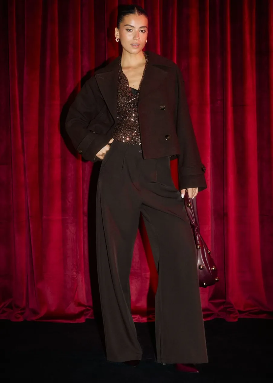 The Sting Korte wolmix jas<DAMES Jassen