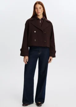 The Sting Korte wolmix jas<DAMES Jassen