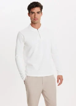 The Sting Lange mouwen polo met rits<Heren Polo's|T-Shirts