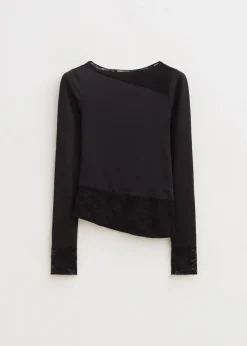 The Sting Lange mouwen top met kant<DAMES Tops