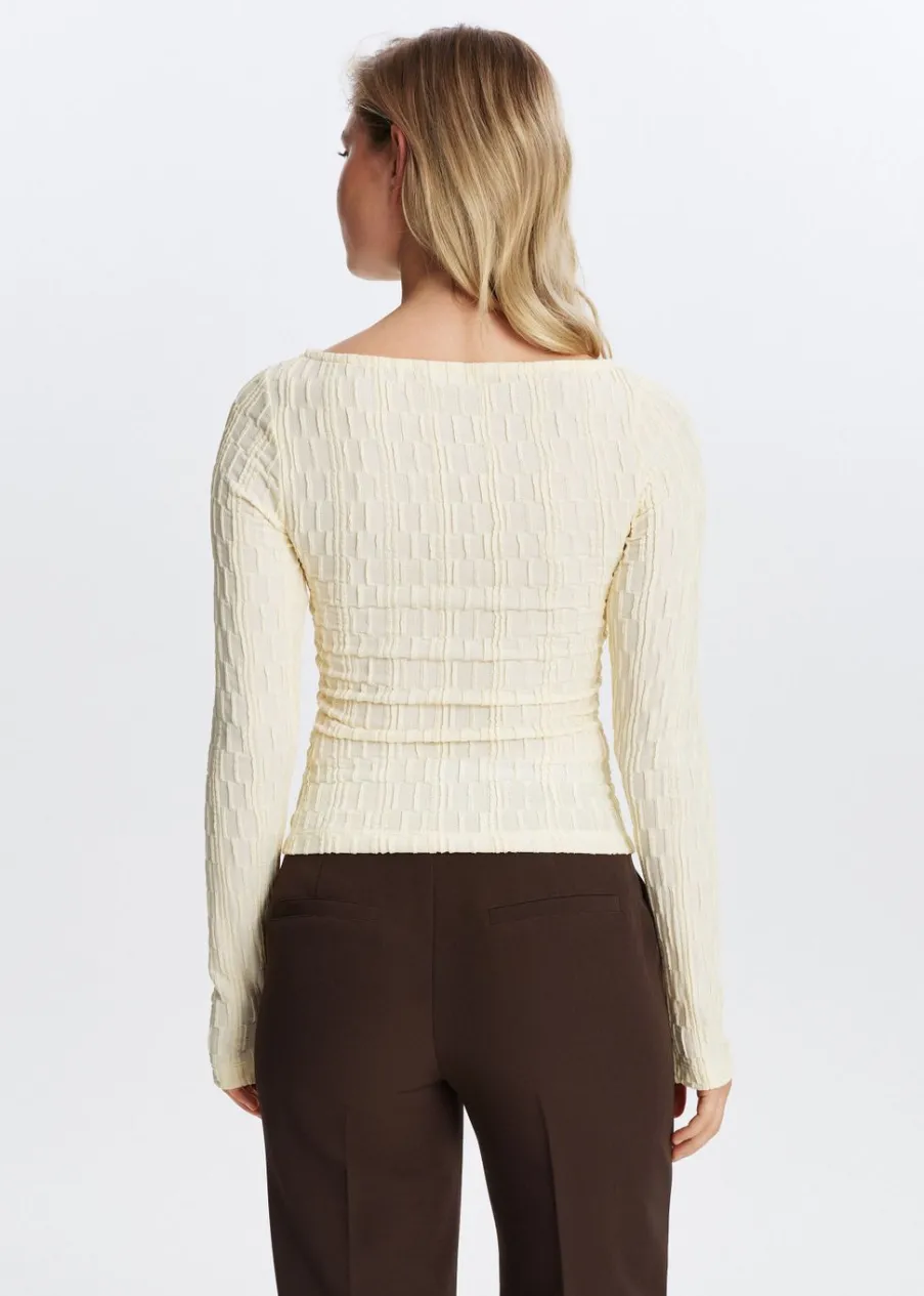 The Sting Lange mouwen top met structuur<DAMES Tops