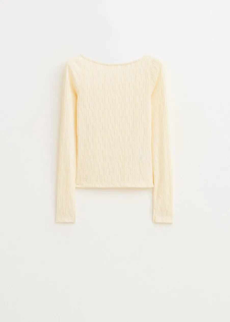 The Sting Lange mouwen top met structuur<DAMES Tops