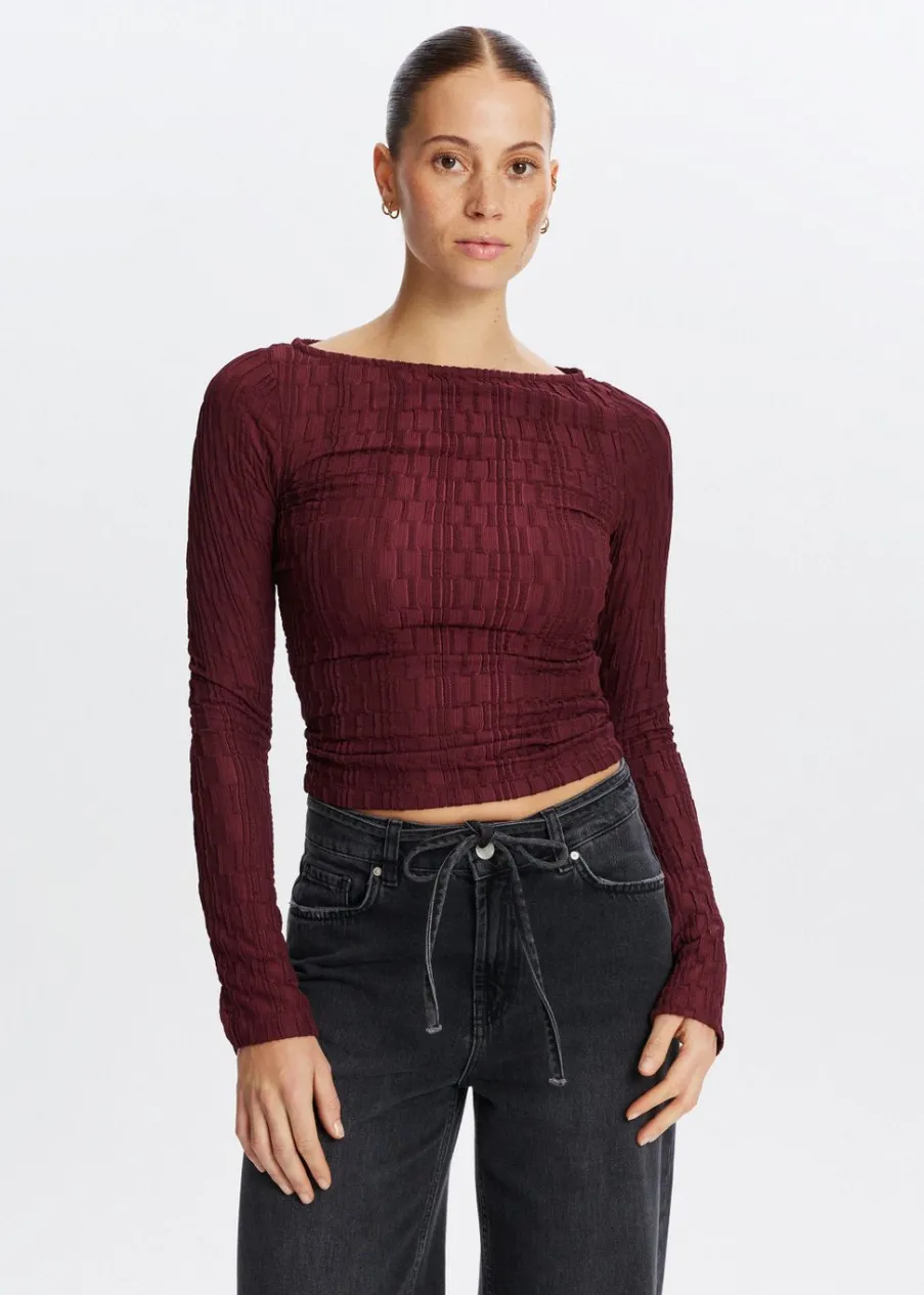 The Sting Lange mouwen top met structuur<DAMES Tops