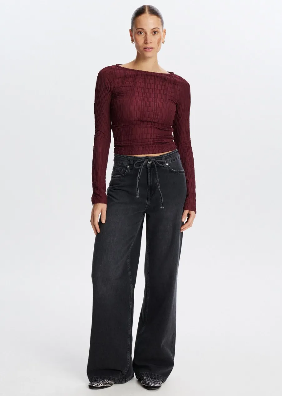 The Sting Lange mouwen top met structuur<DAMES Tops