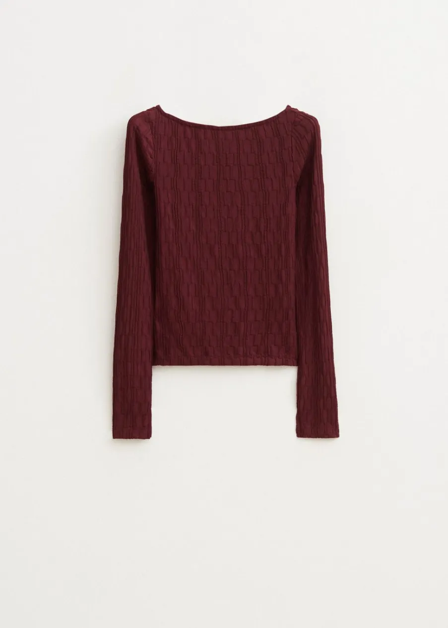 The Sting Lange mouwen top met structuur<DAMES Tops