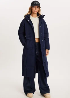 The Sting Lange puffer jacket<DAMES Jassen