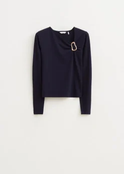 The Sting Longsleeve met gespdetail<DAMES T-Shirts