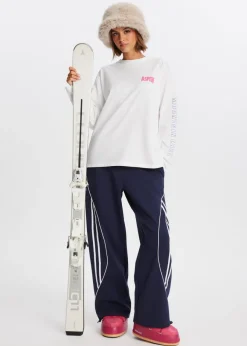 The Sting Longsleeve met ski print<DAMES T-Shirts