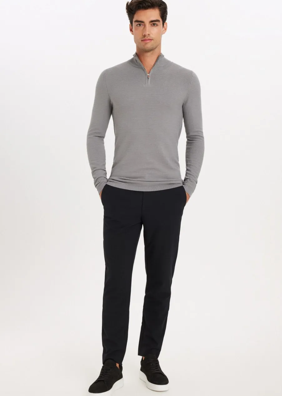 The Sting Melange broek<Heren Broeken