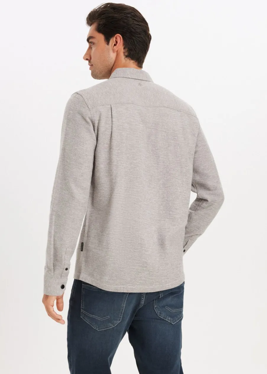 The Sting Melange overshirt<Heren Overshirts