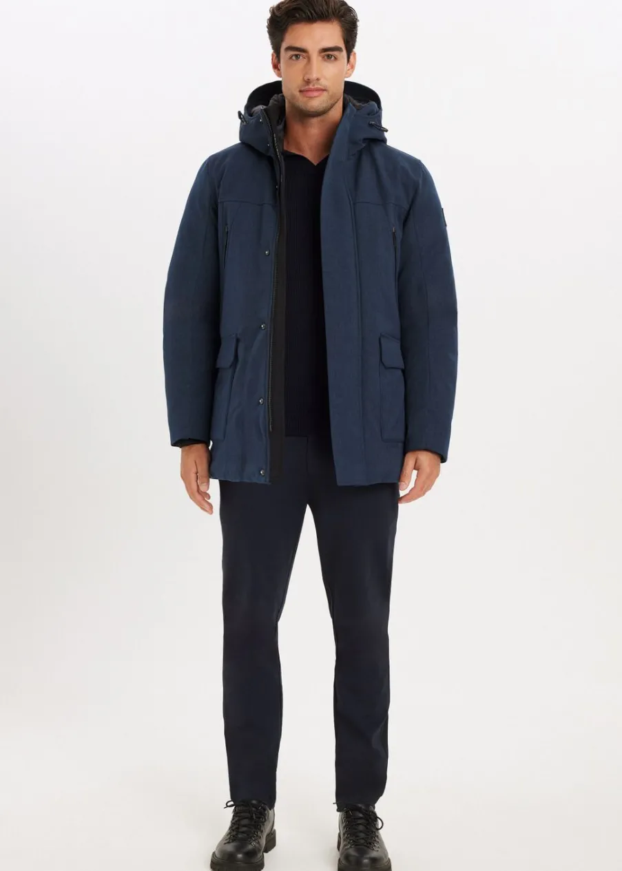 The Sting Melange parka<Heren Jassen