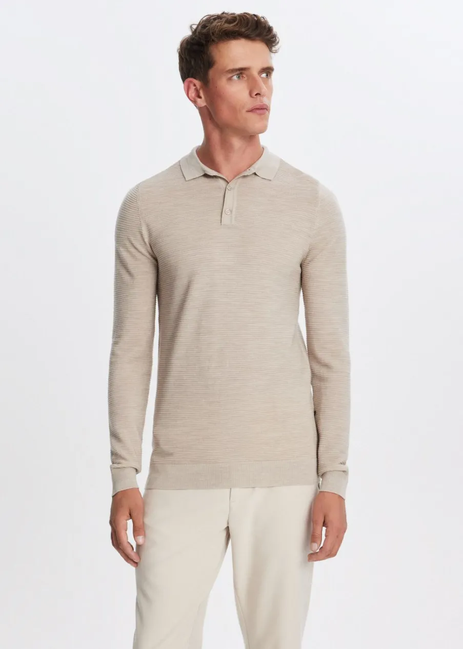 The Sting Merinowol polo<Heren Polo's|Truien En Vesten