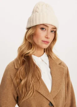 The Sting Muts met kabelpatroon<DAMES Mutsen