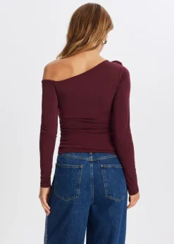 The Sting One shoulder top met roos<DAMES Tops