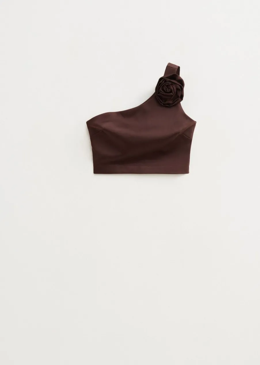 The Sting One shoulder top met roos<DAMES Tops