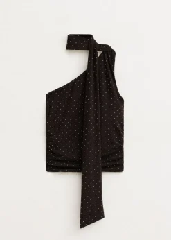 The Sting One shoulder top met sjaal<DAMES Tops