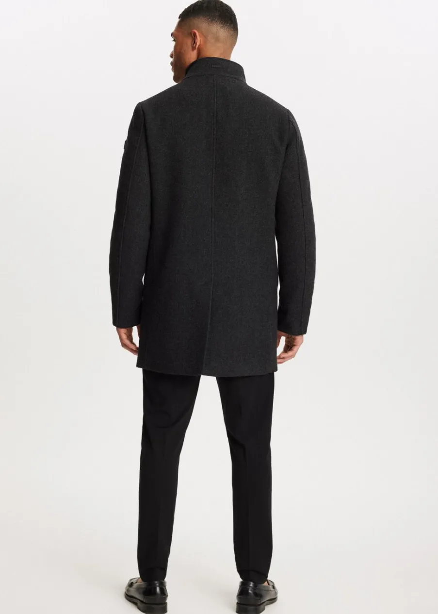 The Sting Overcoat met logo<Heren Jassen