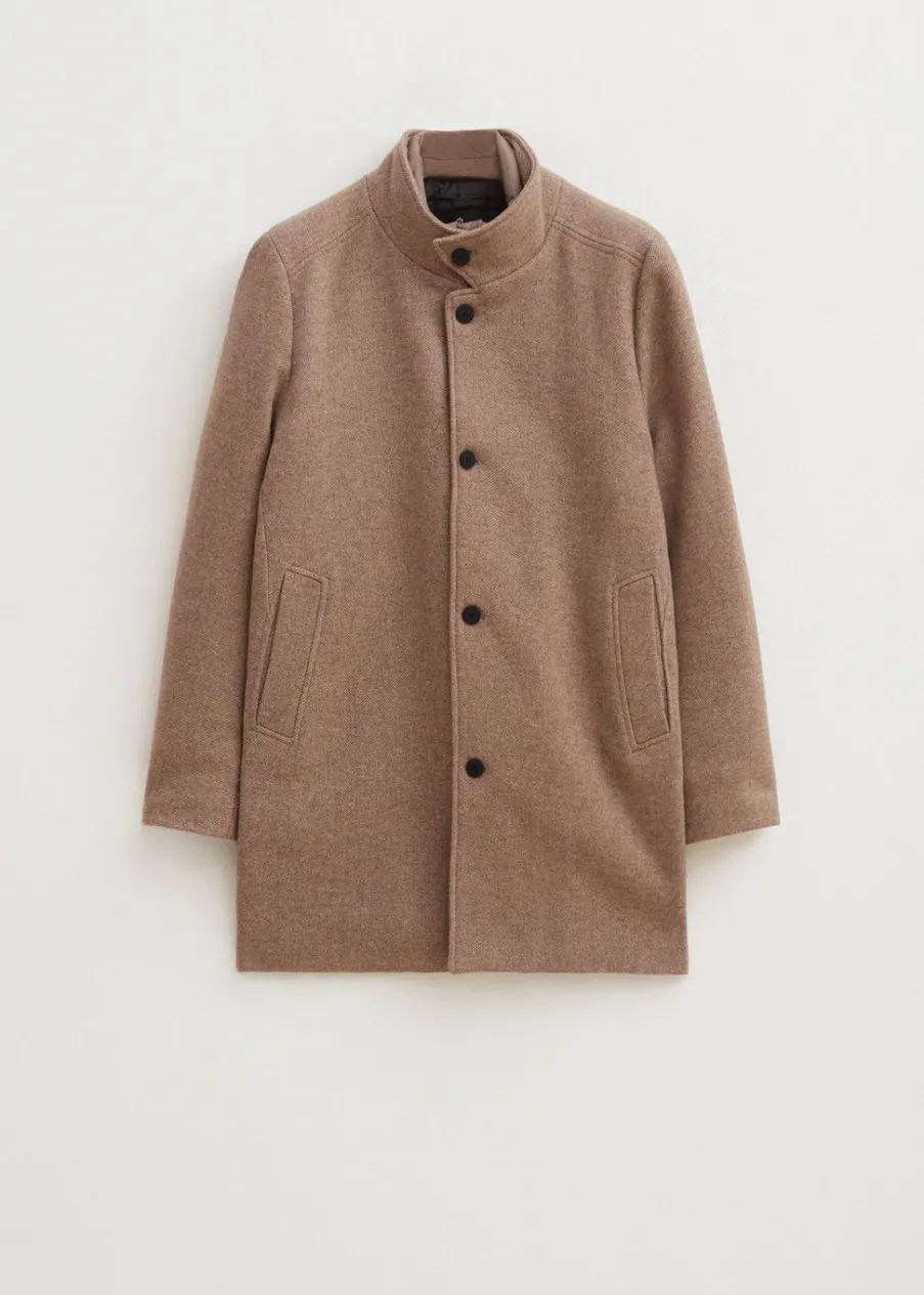 The Sting Overcoat met logo<Heren Jassen