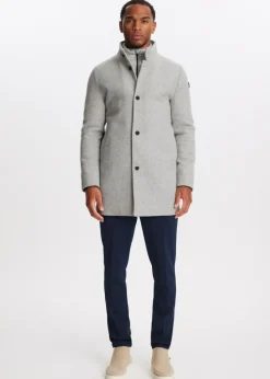 The Sting Overcoat met logo<Heren Jassen
