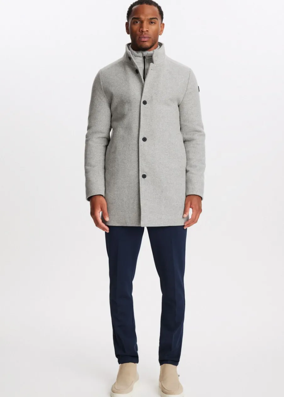 The Sting Overcoat met logo<Heren Jassen