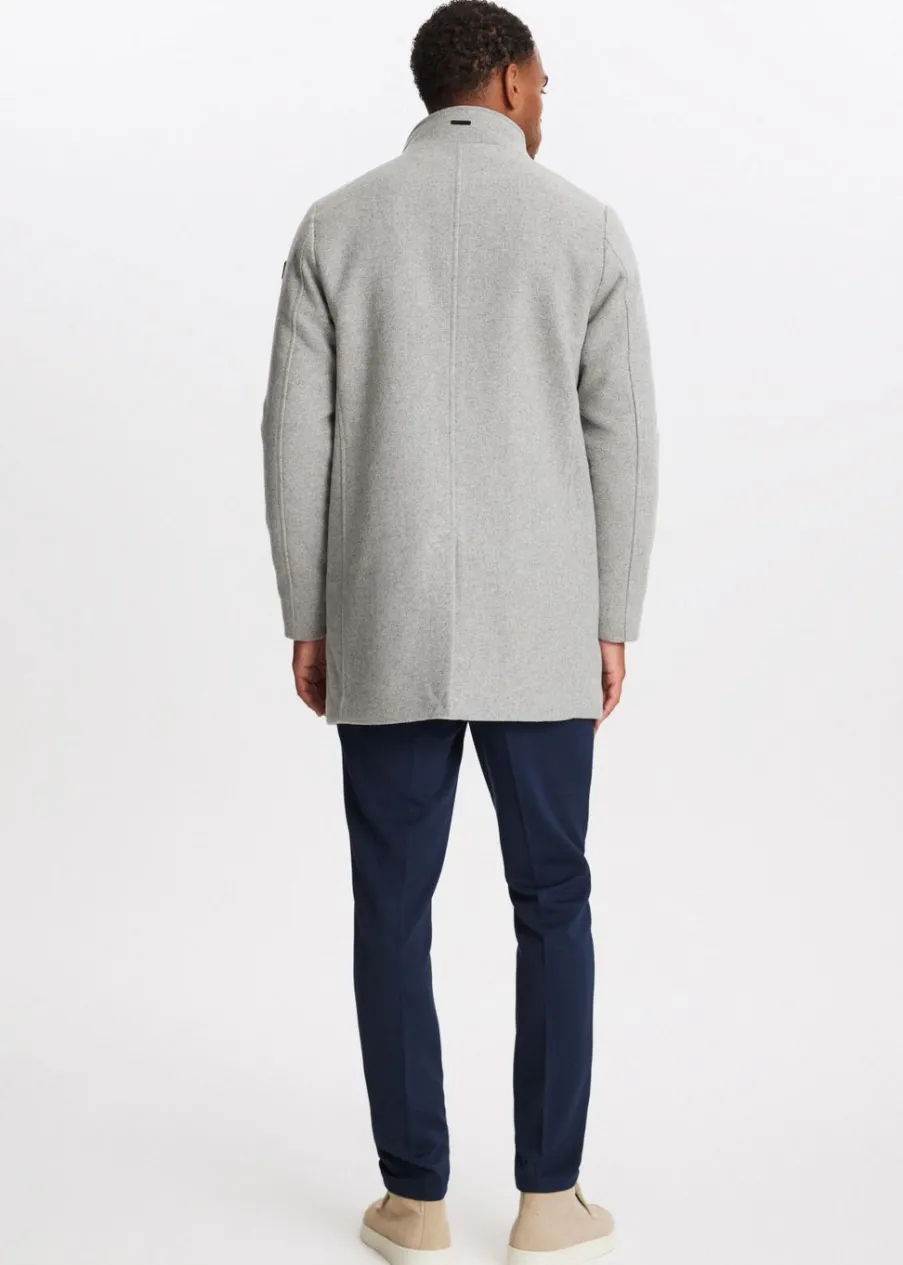 The Sting Overcoat met logo<Heren Jassen