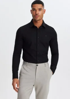 The Sting Overhemd piqué stretch<Heren Basics|Overhemden