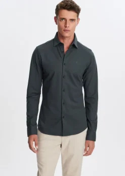 The Sting Overhemd piqué stretch<Heren Basics|Overhemden