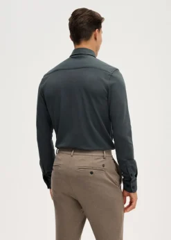 The Sting Overhemd piqué stretch<Heren Basics|Overhemden