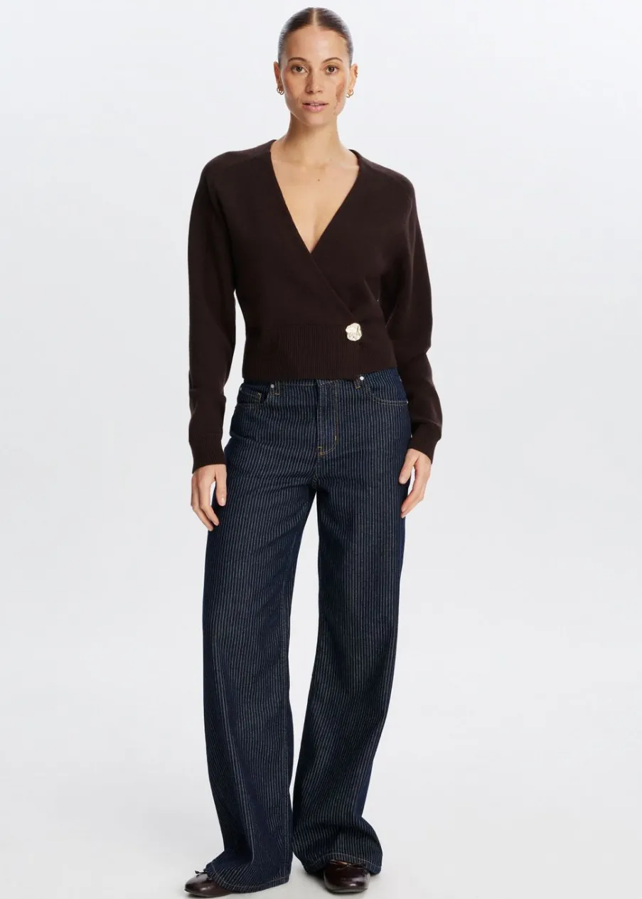 The Sting Overlap trui met knoop<DAMES Truien En Vesten