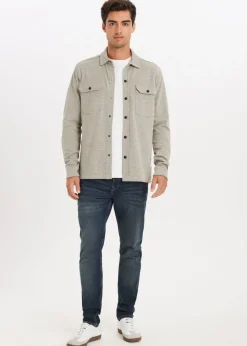 The Sting Overshirt gestreept<Heren Overshirts