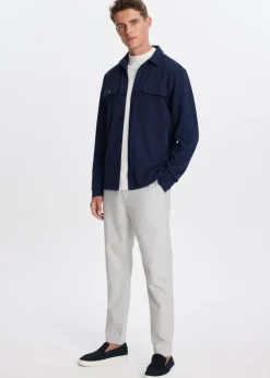 The Sting Overshirt herringbone<Heren Overshirts