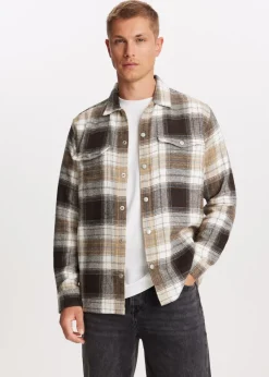 The Sting Overshirt met drukknopen<Heren Overshirts