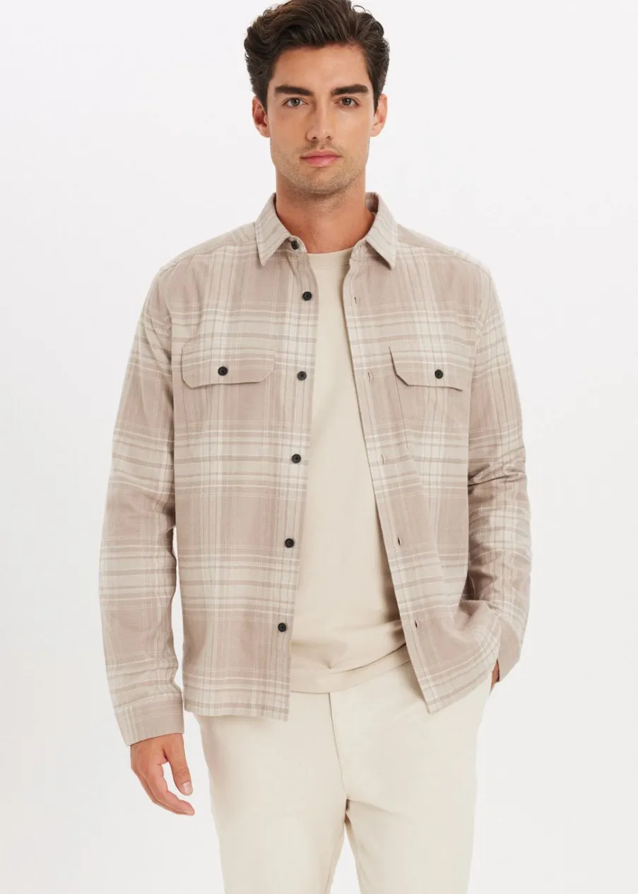 The Sting Overshirt met knopen<Heren Overshirts