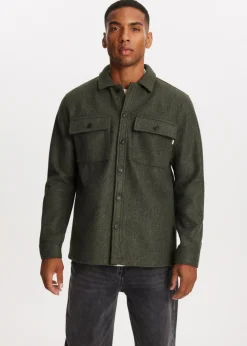 The Sting Overshirt met knopen<Heren Overshirts