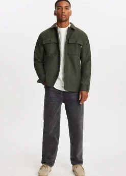 The Sting Overshirt met knopen<Heren Overshirts