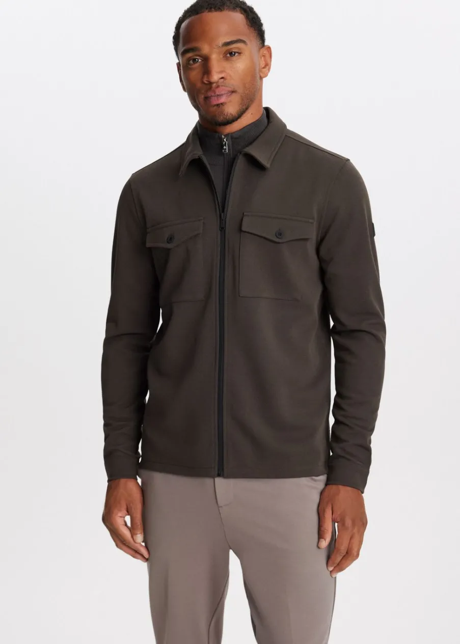The Sting Overshirt met ritssluiting<Heren Overshirts