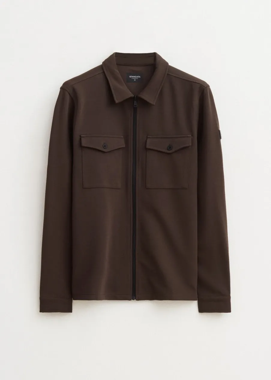 The Sting Overshirt met ritssluiting<Heren Overshirts